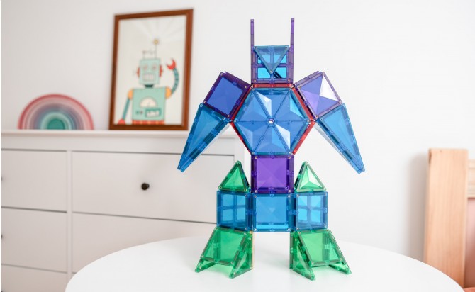 Klocki magnetyczne Connetix - Starter Pack 62 el.